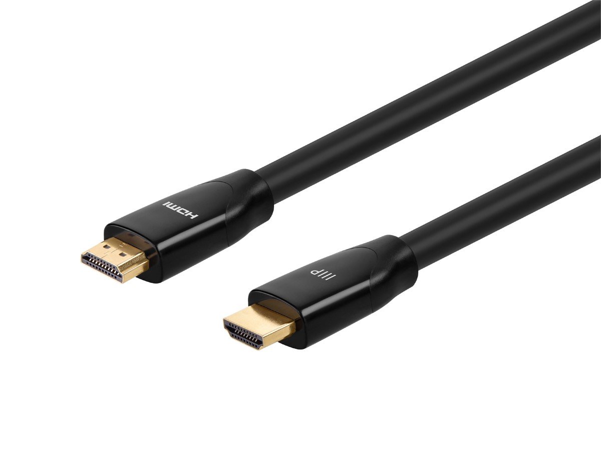 Monoprice 4K Certified Premium High Speed HDMI Cable - 4K60Hz, 18Gbps, HDR, CL3 Rated, 10ft, Black