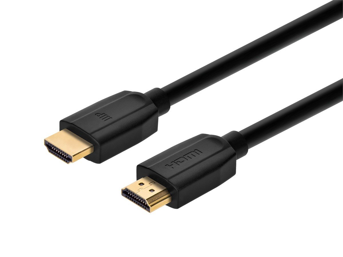 Monoprice 8K Certified Ultra High Speed HDMI Cable - 8K@60Hz, 4K@120Hz, 48Gbps, HDR, VRR, 3ft, Black